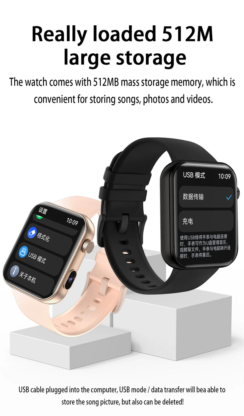 2025 New Smart Watch Men Women Camera Take Photos Record Video Health Monitor Sports Fitness Waterproof BT Call Smartwatch