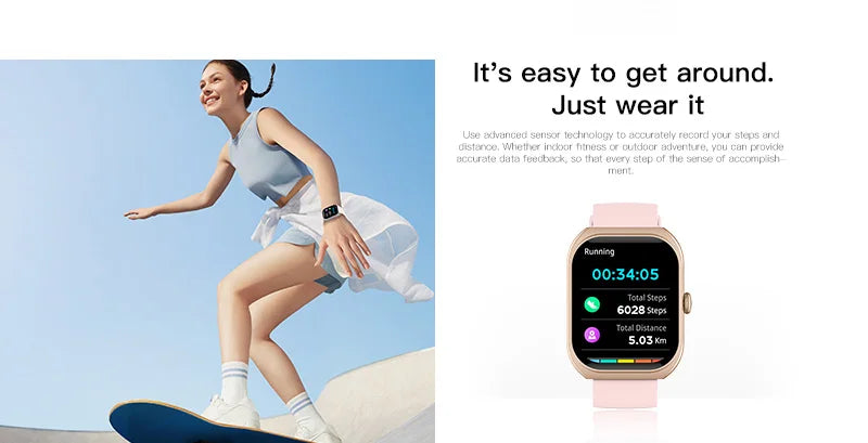 LIGE 2025 Smart Watch For Android IOS Phone 2.01" 3D Curved Screen Bluetooth Call Blood Oxygen Heart Rate Smart Watch Women Men