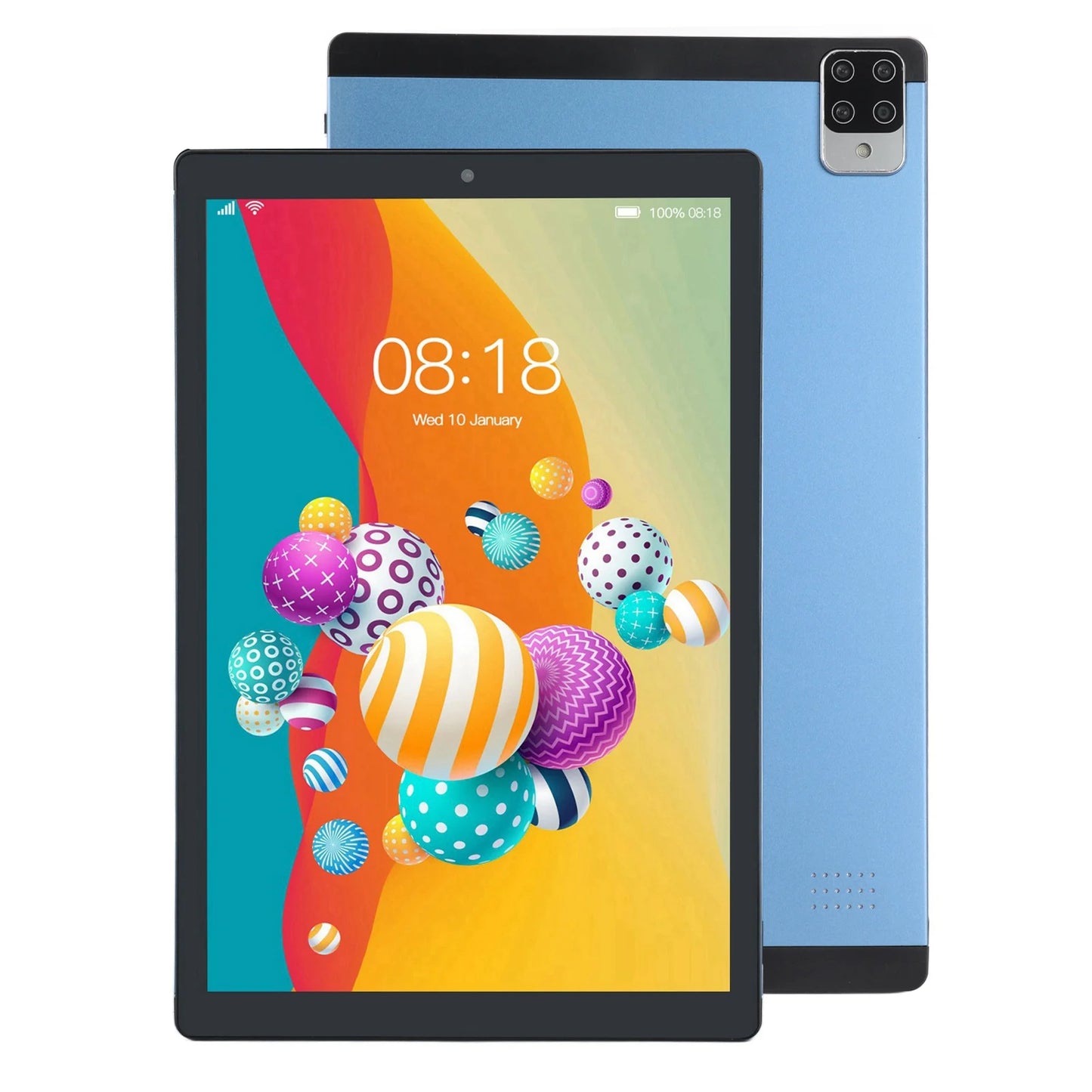 128GB Tablet 10.1 Inch Blue 6GB 128GB 10  CPU 8800mAh Dual Band 5G WiFi Type C MT6592 10.1 Inch Tablet Blue Tablet Tablet PC