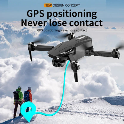 F204 New Original Upgrated RC Drone with 8k professional HD camera 5G WiFi Brushless laser barrier avoidance Folding quadcopter