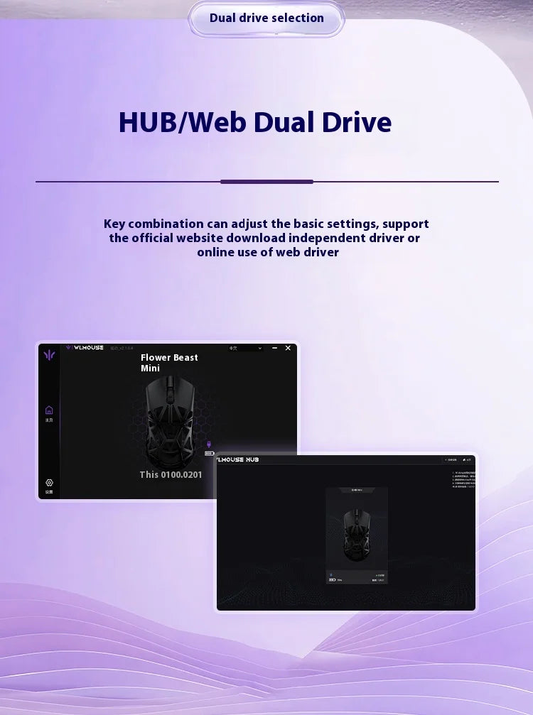 New WLMouse BEAST X MINI Pro Mouse Dual Mode Wireless Mouse Custom PAW3950 8000Hz Magnesium Alloy Gaming Mice FPS PC Accessories