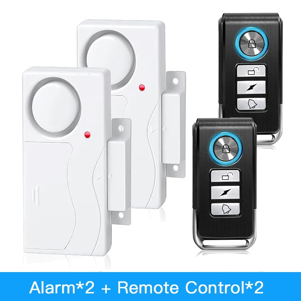 Camaroca Door Window Entry Security Wireless Remote Control Burglar Alarm Magnetic Sensor Alert System Security Protection