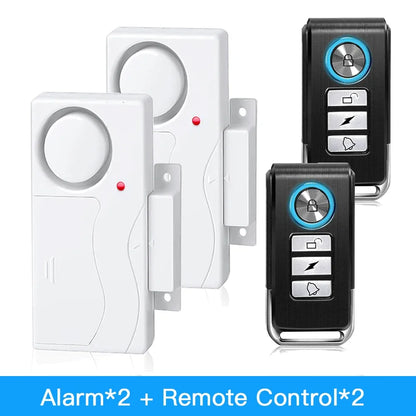 Camaroca Door Window Entry Security Wireless Remote Control Burglar Alarm Magnetic Sensor Alert System Security Protection