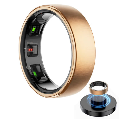 Smart Ring R10 Womens Men Electronic Smartring Blood Oxygen Health Monitor Sleep Monitor Rings 5ATM Waterproof Fitness Tracker