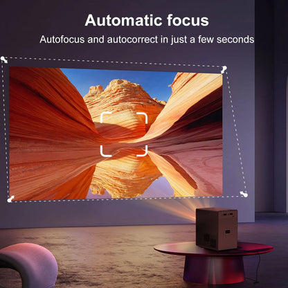 Outdoor Movie Projector for Home Theater WiFi & Bluetooth Native 1080P 8K Support up to 300'' Compatible with USB iOS Android