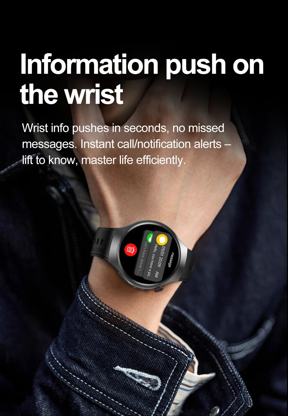 2025 New Outdoor Sports Smart Watch Men Riding Running Fitness IP68 Waterproof LED Lights Bluetooth Call Smartwatches