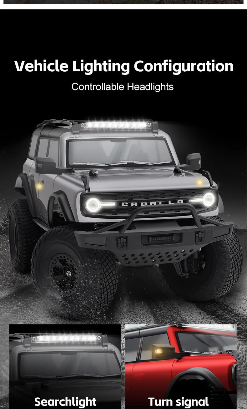 Wltoys New 1:18 Electric Four-Wheel Drive Climbing Car Remote Control Horse Model Toy For Children RC Car Toy