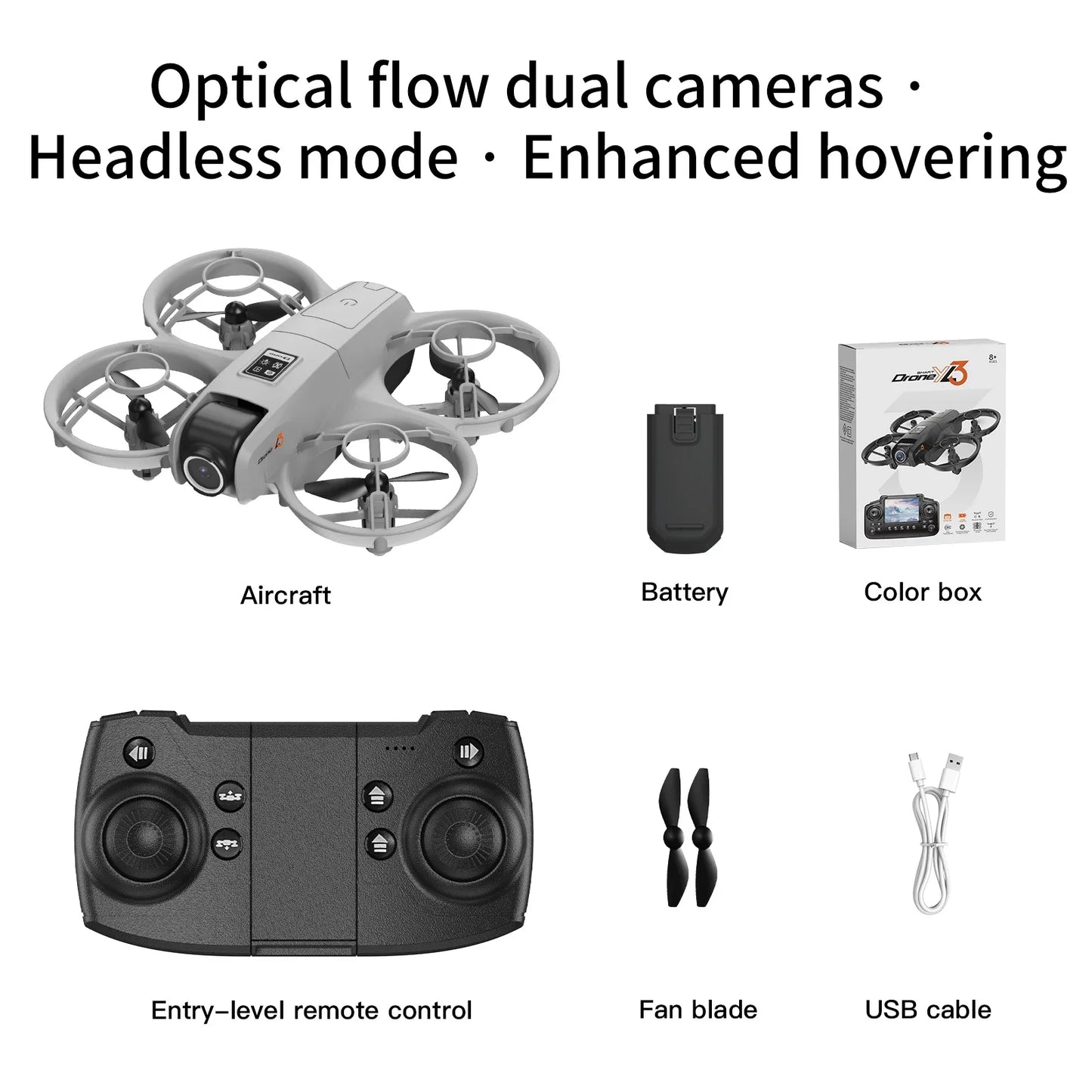 Xiaomi Dual Camera Drone YL3 Aerial Photography Aircraft 5G WIFI Brushless Motor Remote Control Optical Flow Hover Aircraft Gift