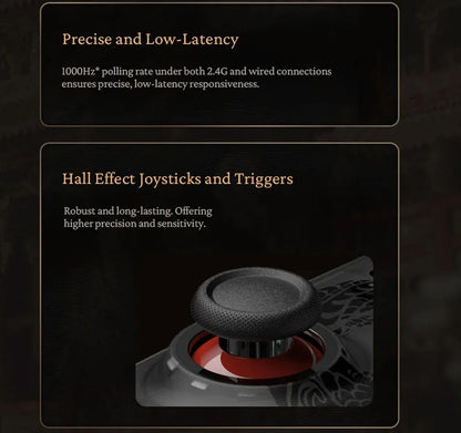 8BitDo Gamepads PC Black Myth Wukong Ultimate 2C Wireless or Wired Gaming Controller Windows 10 11 Steam Raspberry Pi Android