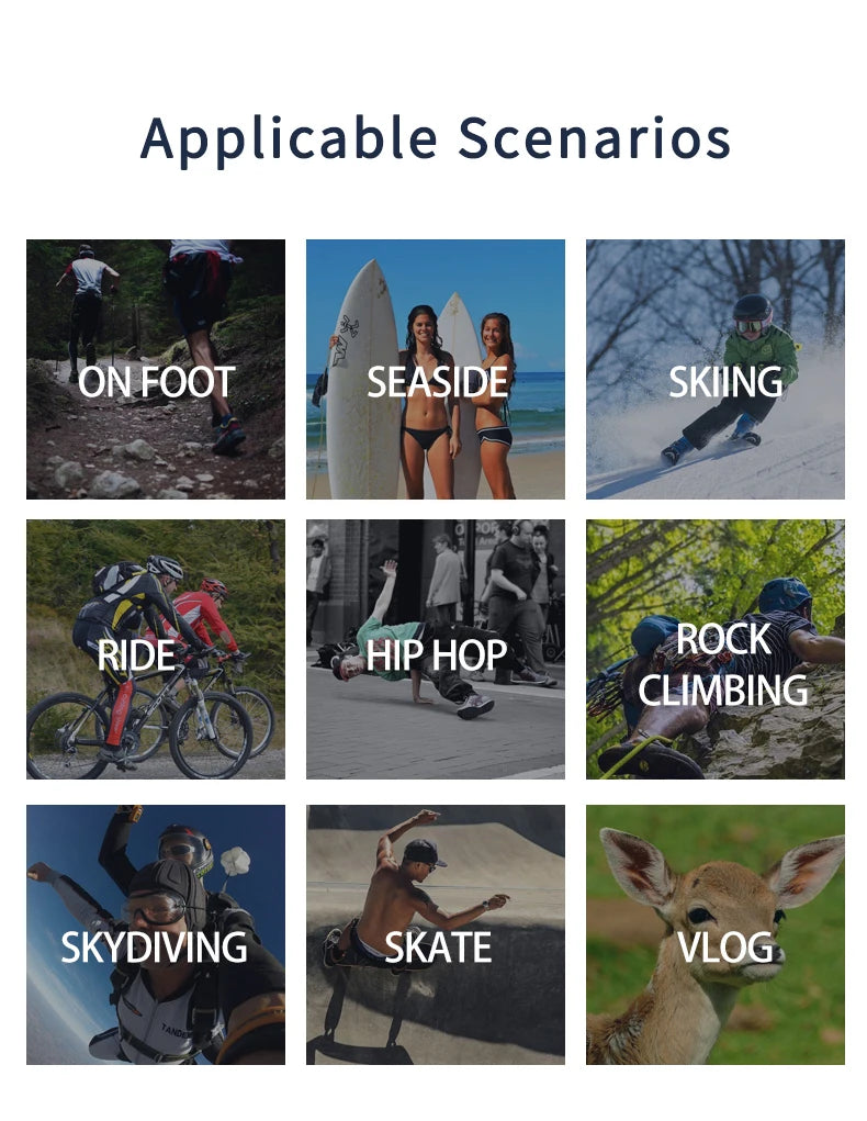 Mini Sport DV Action Camera HD 1080P Bike Motorcycle Helmet Camera Outdoor Video DVR Audio Recorder Dash Cam for Car Bicycle