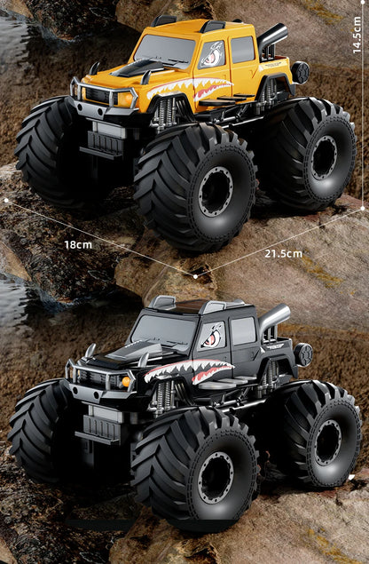 KBDFA Q215 Amphibious RC Car 2.4G 4WD Remote Control Truck Climbing Off Road Waterproof Armored Vehicles Kid Toys Gift
