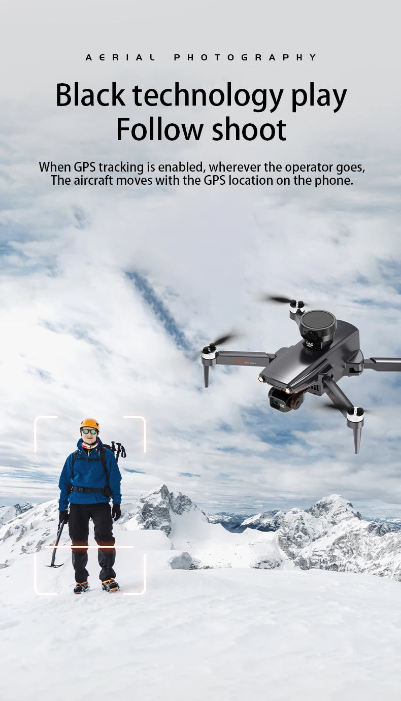 jjrc M105 3-axis Gimbal Screen Control relay version 4.5inch Remote Control Folding GPS Drone Brushless Obstacle Avoidance 8K HD