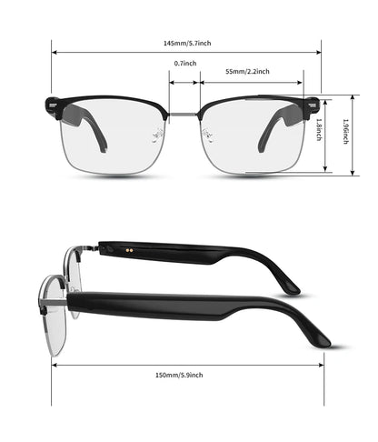 GS13 Smart Glasses Intelligent Color Changing Lenses Bluetooth Call Outdoor Sports Photograph Music Blue Light Smart Sunglasses