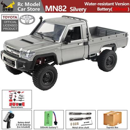 MN MODEL 1/12 4WD Remote Control Diving Off-road Car Climbing Truck All Terrain Vehicle Rock Crawler Wading Pickup Toy for Adult
