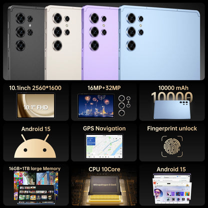 2025 NEW Tab Tablets S25 Ultra Original Global Version Tablet PC Android 14 Snapdragon 8gen2 Dual SIM WIFI 4G/5G GPS WIFI Kids