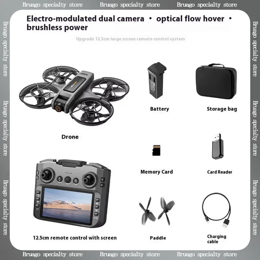 2025 New Xiaomi S156 Professional Drone With 8k Camera 5g Wifi Fpv Uav Quadcopter Obstacle Avoidance Remote Control Screen