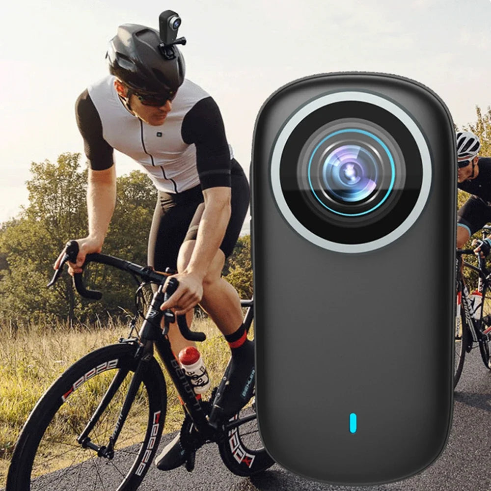 4K WiFi Thumb Sports Camera Motorcycle Bike Waterproof DV Cycling Recorder Magnetic Attraction Outdoor Portable Small Camcorder