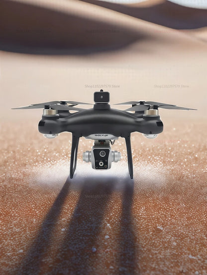 New KY102 Remote Control Drone With 8K HD Dual Cameras 360°Obstacle Avoidance Brushless Motors Screen Aerial Photography RC Toy