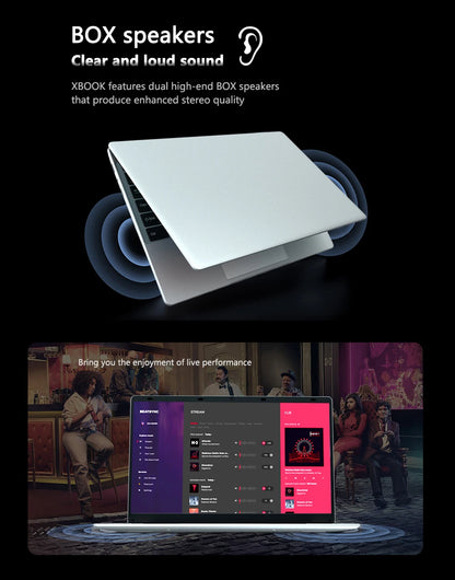 Kid 14.1-inch Intel Celeron N4000 Laptop with 128GB/256GB/512GB/1TB SSD Windows 11 Pro  Dual Core Portable Notebook for Students