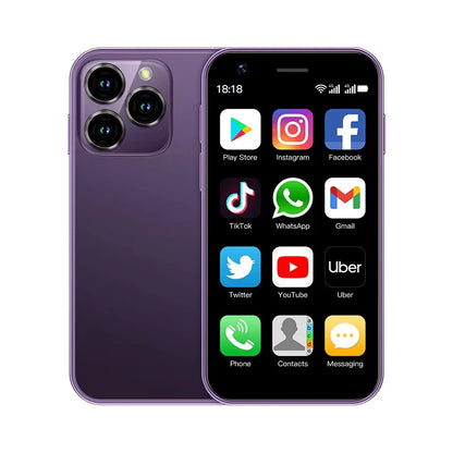 The smart phone in your pocket! SOYES XS16 3-inch Android 10.0 Mini Phone 4G Network Dual SIM Card 3+64G Memory with Play Store