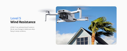 Potensic 2024 ATOM LT Single Axis Gimbal 2.5K Camera EIS GPS Drones Professional Under 249g Max 4-KM for Adults and Beginners