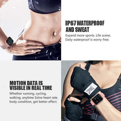 Smart Watch for Ladies 1.4 Inch Full Touch Screen Heart Rate Sleep Monitoring IP67 Waterproof Women Sports Fitness Smartwatch