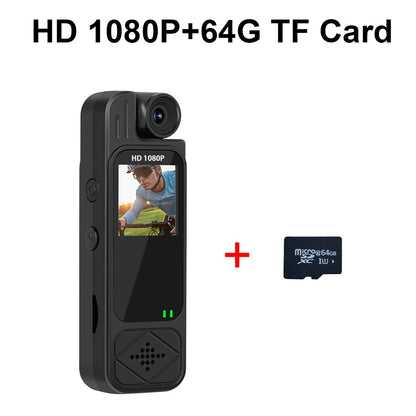 2K Full HD Sport& Action Video Cameras for Body Mounted Camera Night Vision Digital Video Recorder 1.3inch Bodycam Police Camera