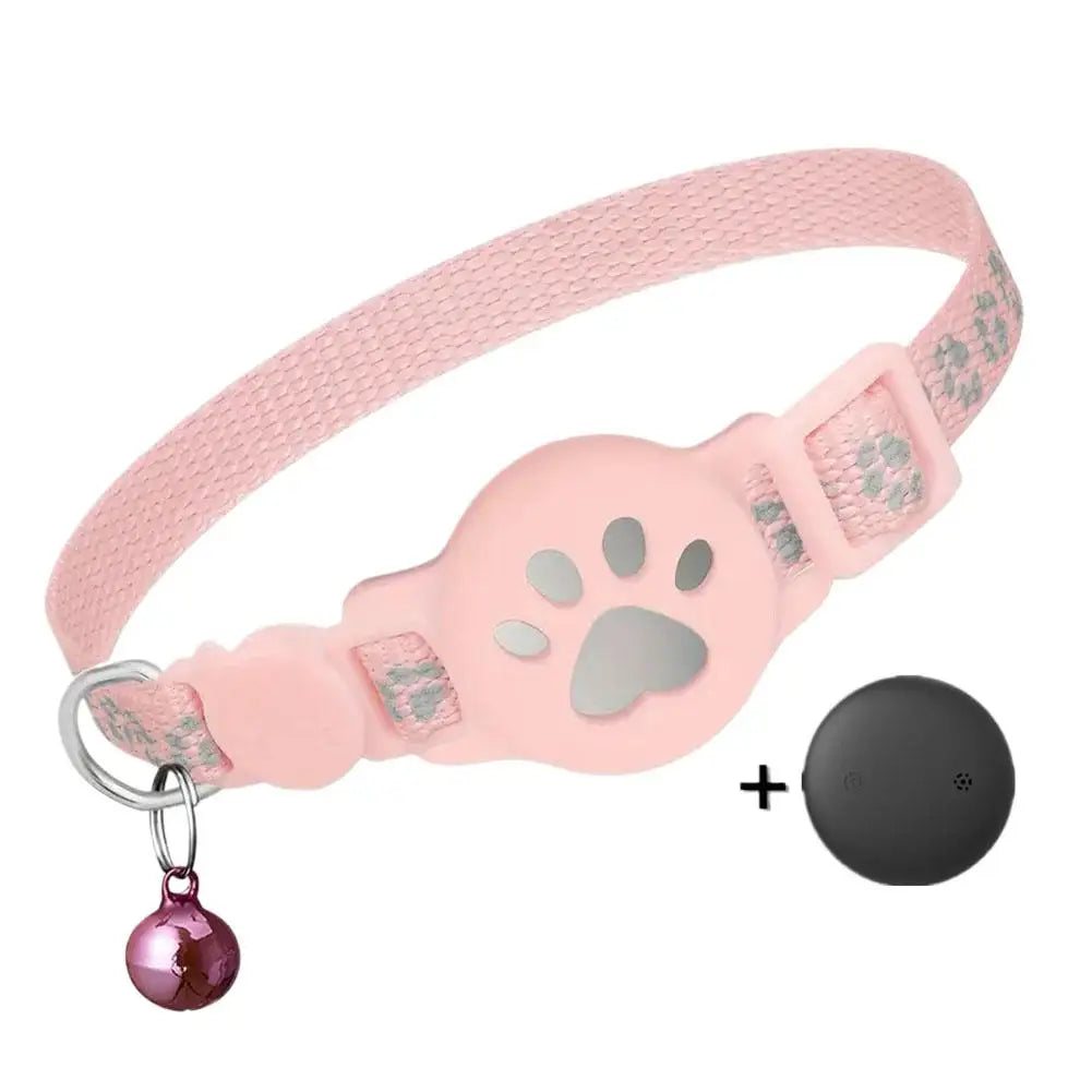  Pet Positioning Collar Waterproof Dog Cat GPS Animal Tracking Movement Alert Anti Lost Tracker Night Reflective Collar