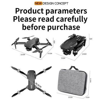 F204 New Original Upgrated RC Drone with 8k professional HD camera 5G WiFi Brushless laser barrier avoidance Folding quadcopter