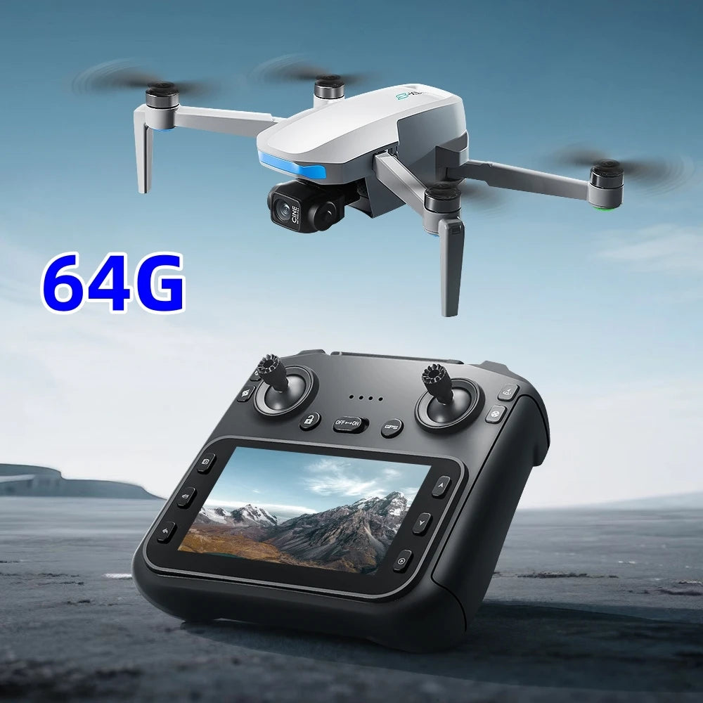 Mini Drone Professional 3-Axis Gimbal 5G WIFI GPS 8K Camera RC Drone with Screen Digital Relay Image Transmission Aerial UAV