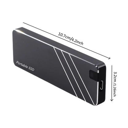 Portable SSD 1TB High Speed External Hard Drive USB 3.1 Solid State Drive Mass Storage Device For Phones, PC, Desktop, Laptop