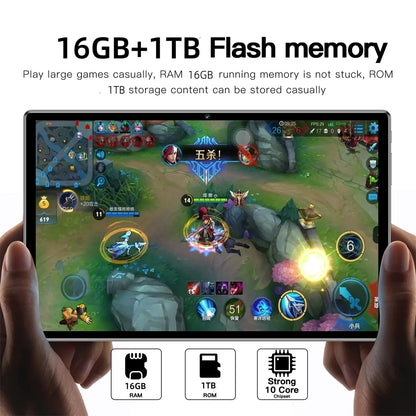 2025 NEW Pad 15 Pro Tablet PC Android 14 22GB+2TB 20000mAh Snapdragon 870 Original Tablets PC 5G Dual SIM Card WIFI HD 4K Mi Tab