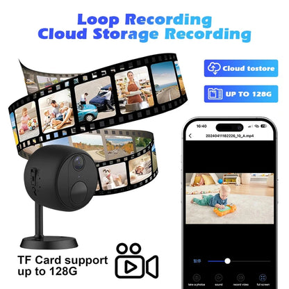 4K Mini Camera Waterproof Sport Camera 60FPS With Remote Control Screen drive recorder Sports Camera Helmet Action Cam