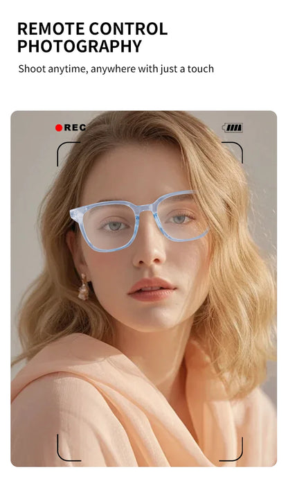Smart glasses new color-changing lenses multifunctional sunglasses transparent anti-blue light eye protection for men and women