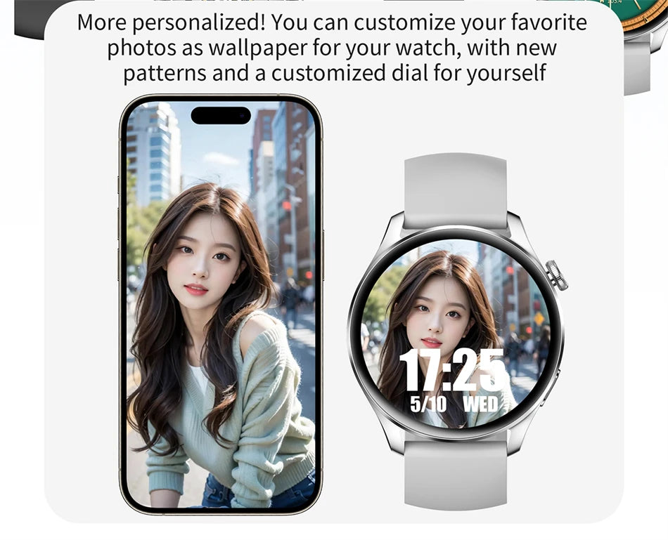 2025 New Watch 3 Smart Watch Men 1.53 Inch HD Screen GPS Fitness tracker Bluetooth Call Health IP67 Waterproof Smartwatch Man