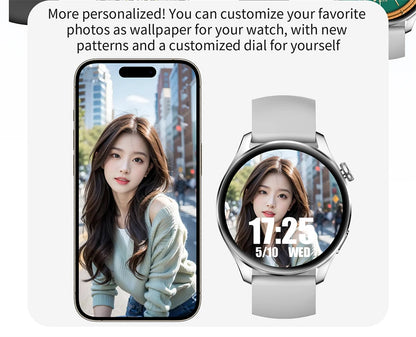 2025 New Watch 3 Smart Watch Men 1.53 Inch HD Screen GPS Fitness tracker Bluetooth Call Health IP67 Waterproof Smartwatch Man