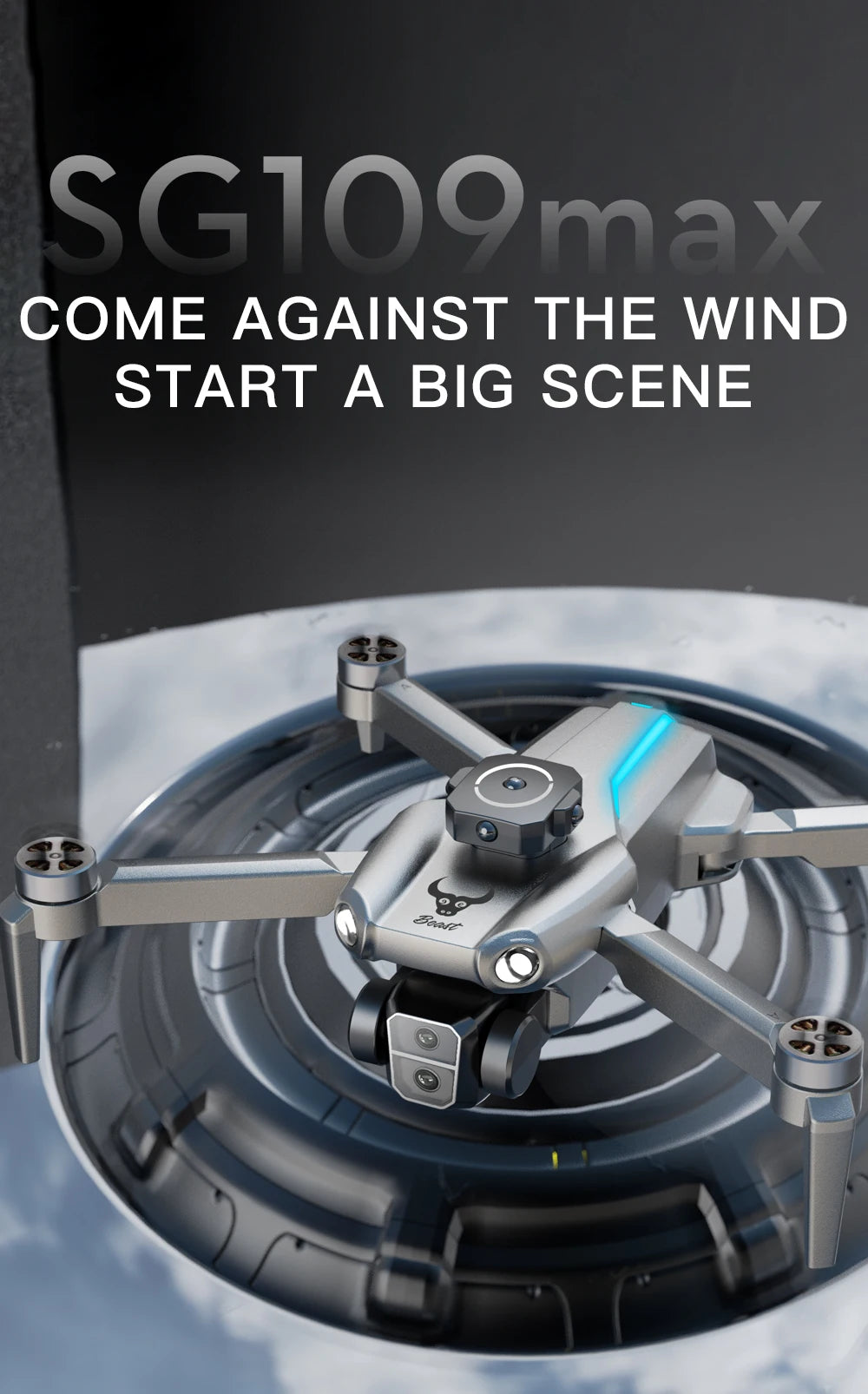 SG109 PRO Max Drone 4k GPS 8K HD Dual Camera Professional Aerial Photography UAV Brushless Motor Quadcopter Toys Aircraft