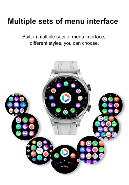 LIGE 2 in 1 Smartwatch Men 400mAh Battery Bluetooth Call With TWS Headset NFC Music Control 100+ Sport Mode Waterproof Watch Man