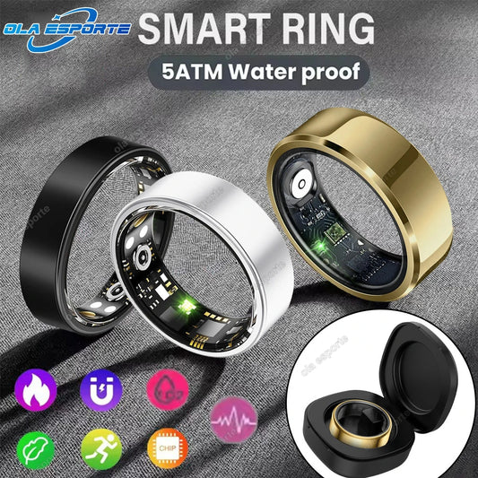 Smart Ring Multifunctional Rings Bluetooth Health Monitoring Ring Sleep Monitor Heart Rate Ring Waterproof Men Women Smart Ring