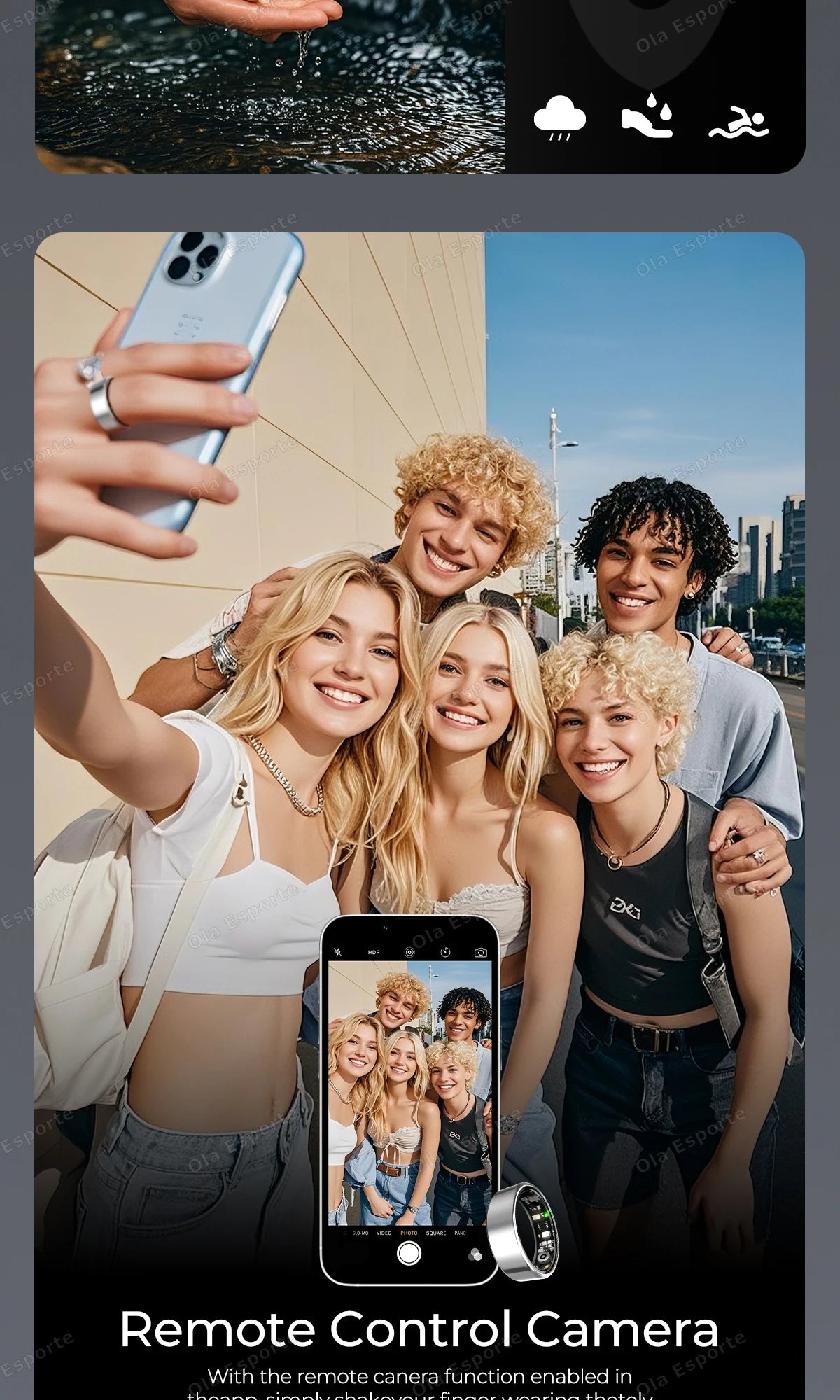 New Smart Ring 5ATM&IP68 Waterproof Rings Man Health Monitoring Heart Rate Sleep Monitor GPS Motion Sport Tracker Smartring 2025