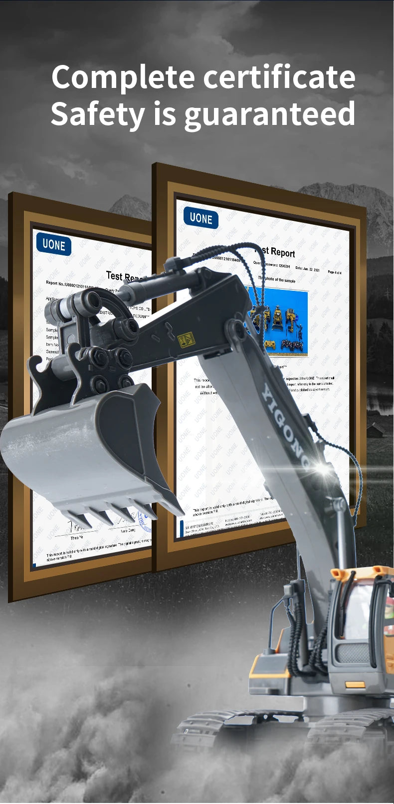 RC Excavator 1:20 Remote Control Truck 2.4G RC Crawler Engineering Vehicle Truck Radio Control Children's Day Christmas Gifts