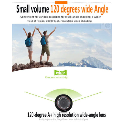 F9 Mini Sport DV Action Sports Camera Flashlight Helmet Full HD1080P Video Ideal for Bike Motorcycle Waterproof Camcorder