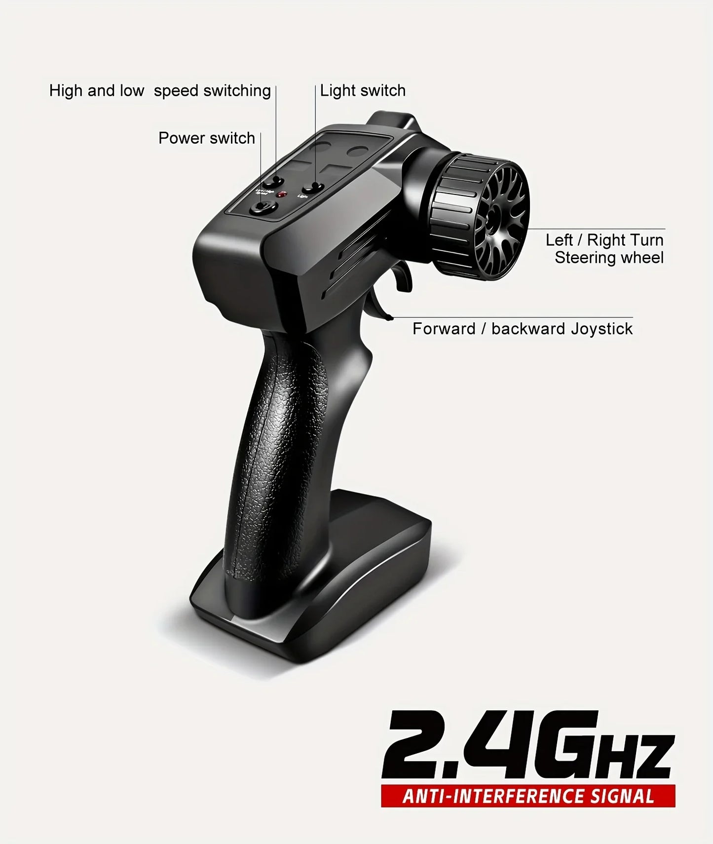 RC Cars 1:24 Remote Control Car 20KM/H 4WD High Speed RC Drift Car with LED Lights Extra Drifting Tires Vehicles for Adults Kids