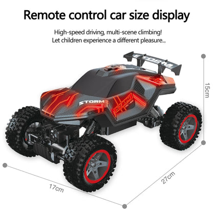 1:16 RC Car  2.4G Four Wheel Drive High-Speed Remote Control Drift Racing Car With LED Lights 4WD RC Car Model Toys for Boys Kid