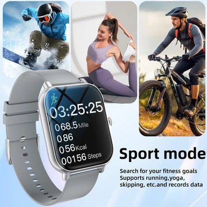 2025 New Smartwatch 1.83‘‘HD Screen with Wireless Call Sport Fitness Tracker Music Control Sedentary Reminder for Men Women Gift