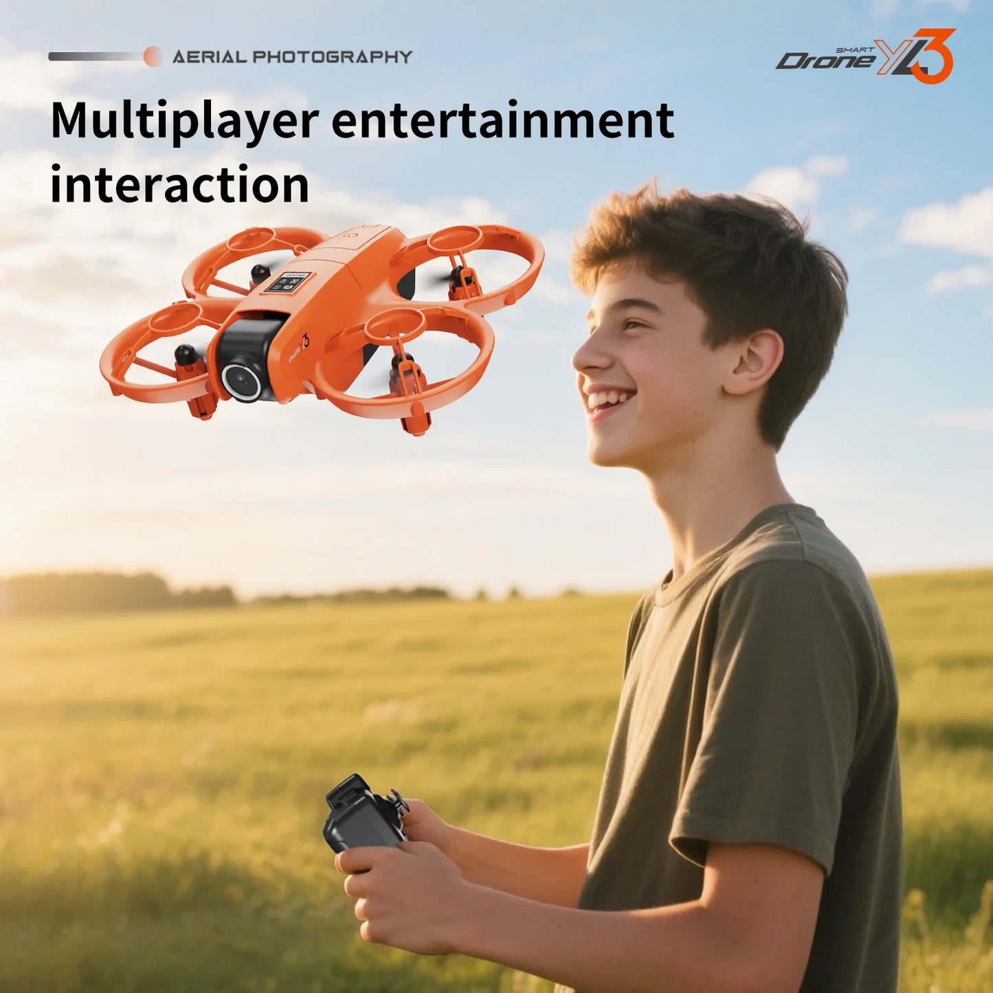 Xiaomi Dual Camera Drone YL3 Aerial Photography Aircraft 5G WIFI Brushless Motor Remote Control Optical Flow Hover Aircraft Gift