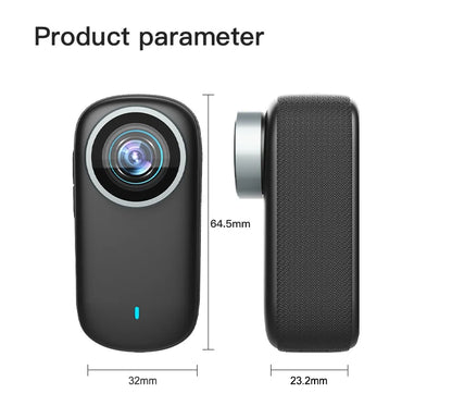 4K WiFi Thumb Sports Camera Motorcycle Bike Waterproof DV Cycling Recorder Magnetic Attraction Outdoor Portable Small Camcorder