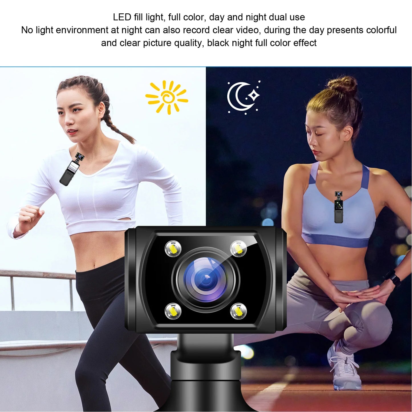 Action Camera 135 Degree Wide Angle 180 Degree Rotating Lens 40MP HD 1.3 Inch Screen Handheld Sports Camera with APP for Travel