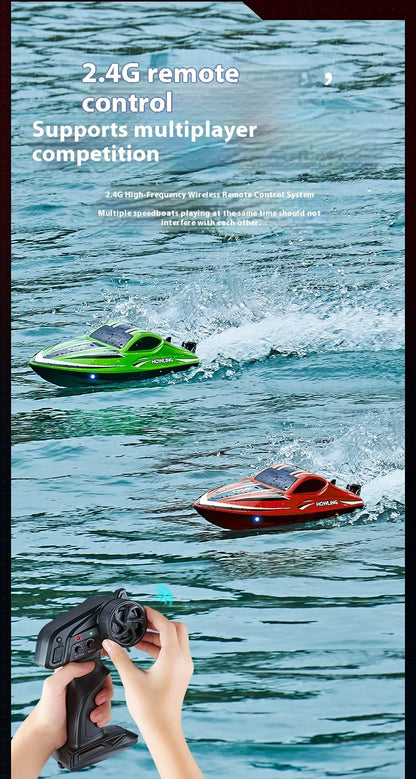 Hj818pro High-Speed Remote Control Boat 41cm Brushless Motor Competitive Boat High Horsepower Boat Model Children'S Water Toy