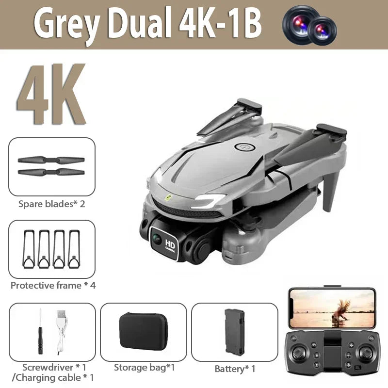 Original V88 Drone 8K Professional Aerial Dual-Camera Omnidirectional Obstacle Avoidance Mini Drone GPS Folding Quadcopter 10km